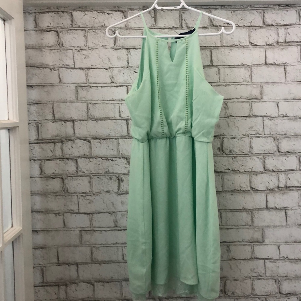 Blue rain dress